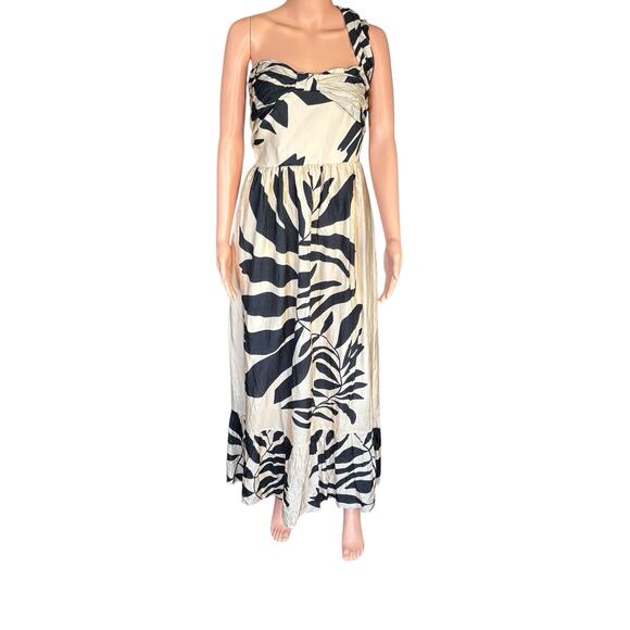 NWT Anthropologie ‘Let Me Be’ Plus Size 1X One-Shoulder Maxi Dress - Picture 1 of 7